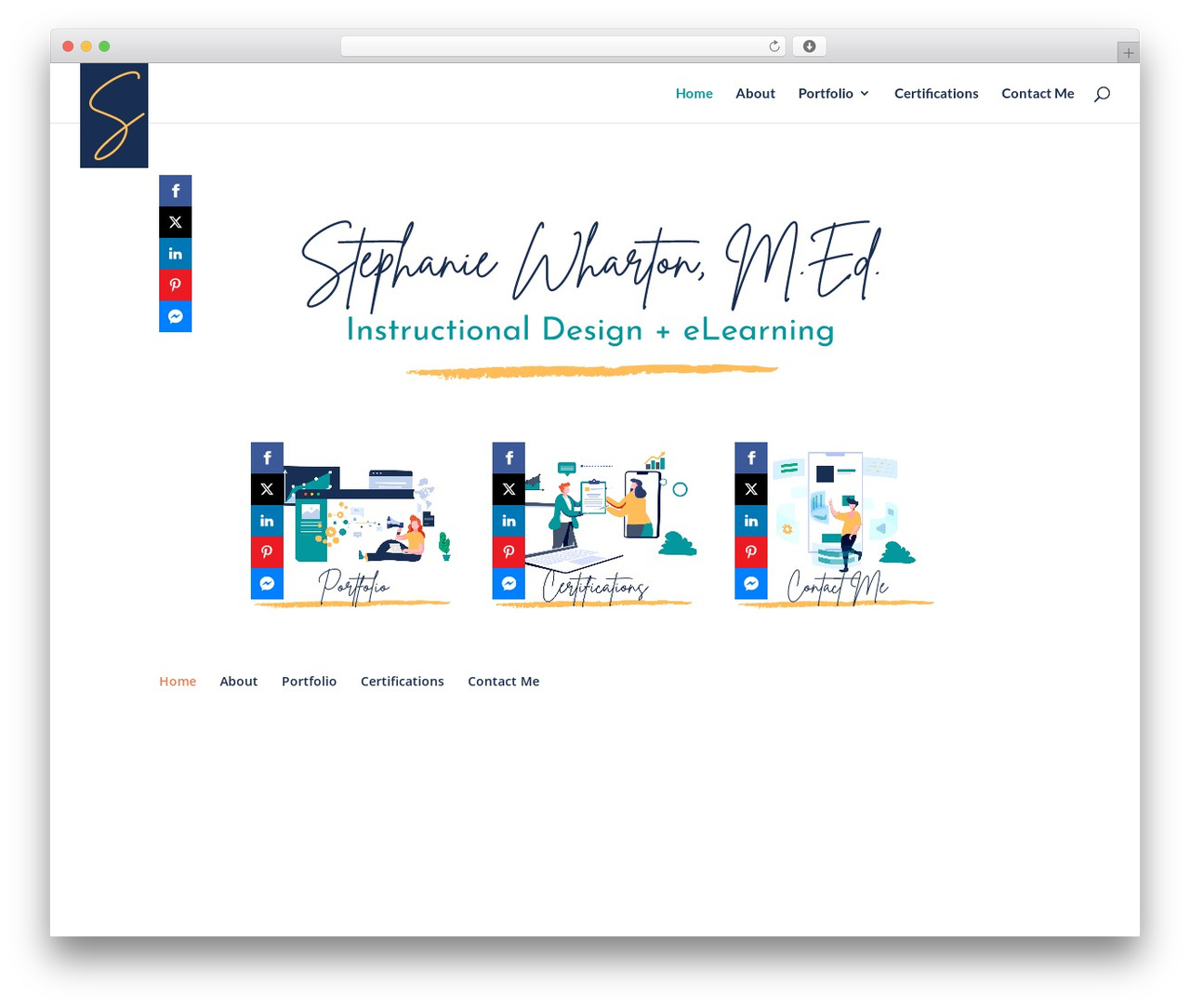 Divi WordPress theme - stephaniebangowharton.com