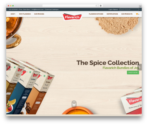 Flavarich WordPress theme - flavarich.com
