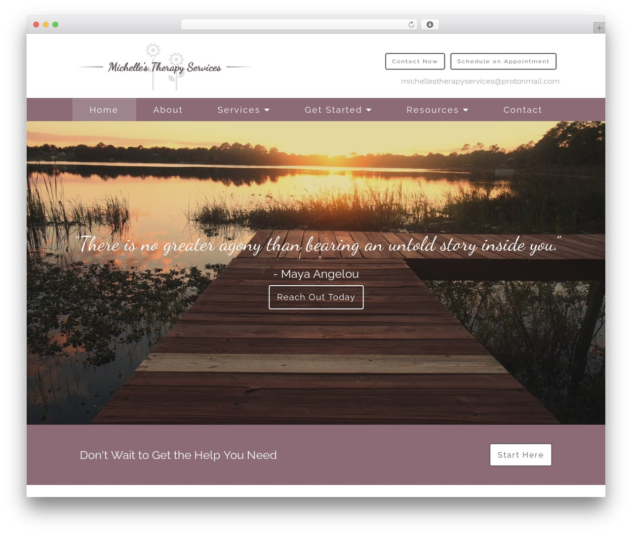 Genesis theme WordPress - michellekurtzpsychotherapy.com