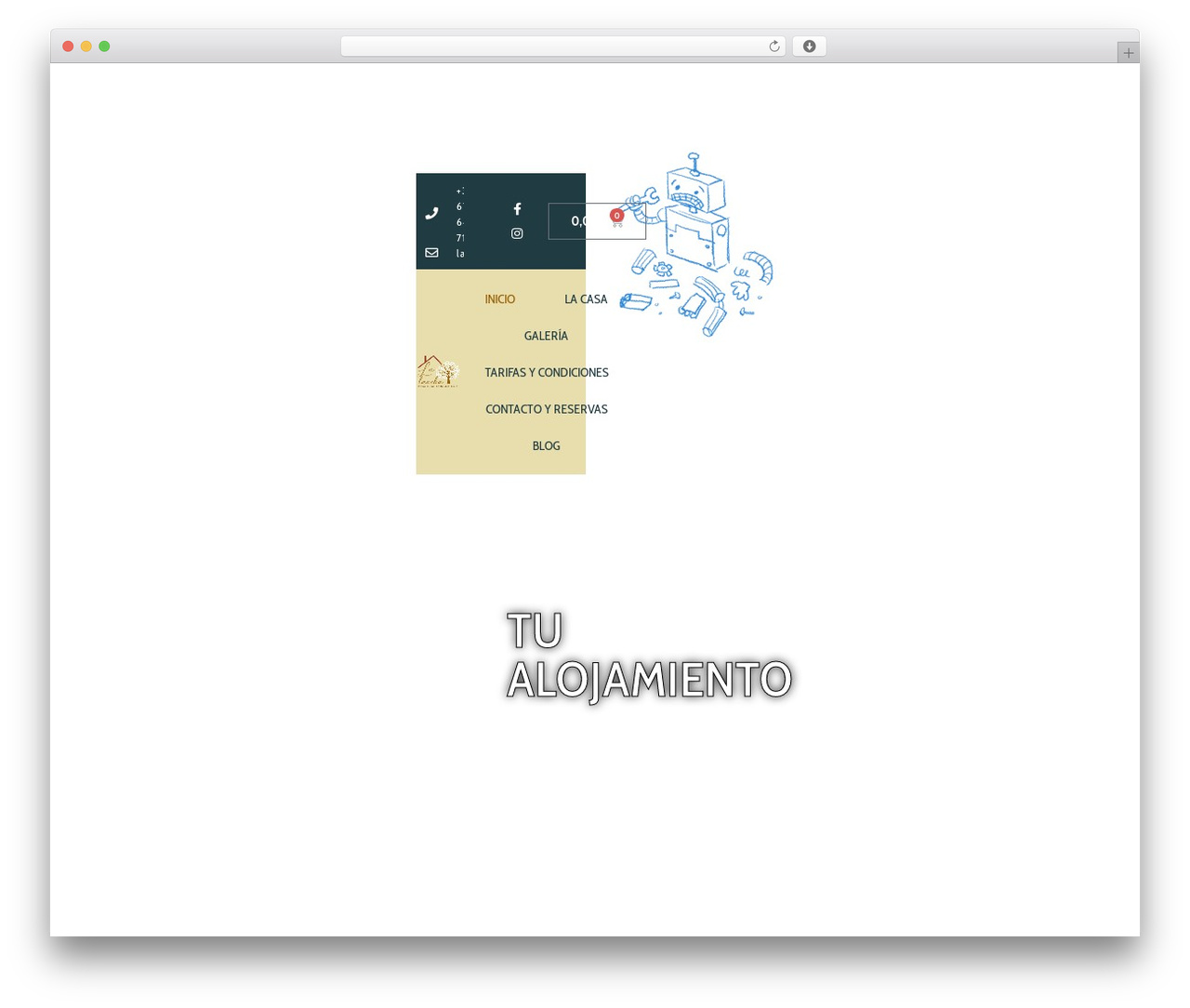 Hello Elementor WordPress theme - lalanchaeltorno.com