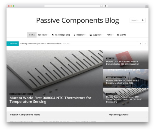 JNews WordPress news theme - passive-components.eu