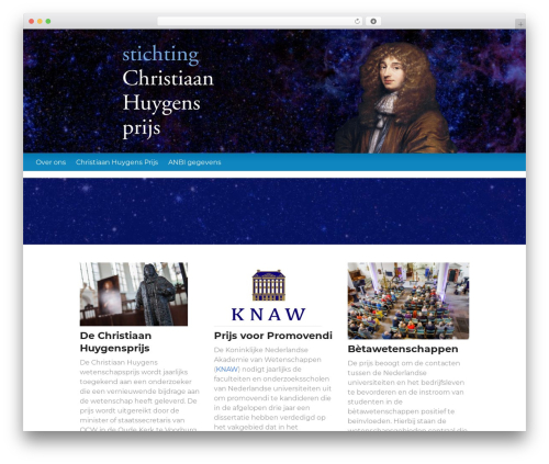 Aheto WordPress plugin - christiaanhuygensprijs.nl