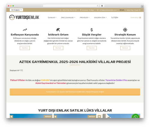 MyHome WP theme - yurtdisiemlak.com