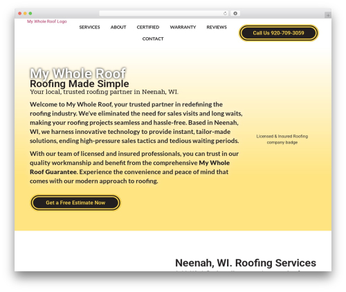 Ooohboi smarter menu WordPress plugin - mywholeroof.com