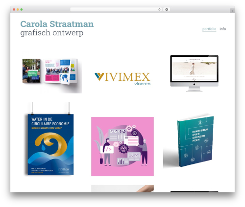 Theme WordPress Reframe Plus - carolastraatman.nl