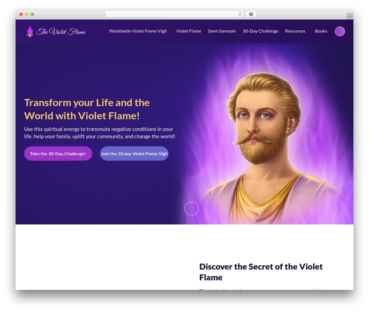 Theme WordPress Violet Flame - violetflame.com Theme WordPress Violet Flame - violetflame.com