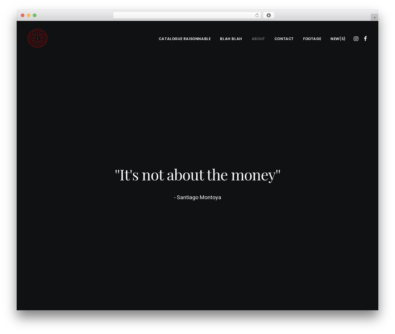 Uncode WordPress portfolio theme - santiagomontoya.com