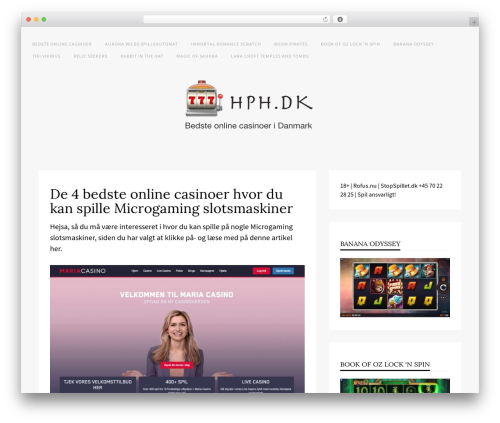 WordPress theme Appetizing - hph.dk