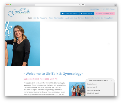 WordPress theme Next Foundations - girltalkgyn.com