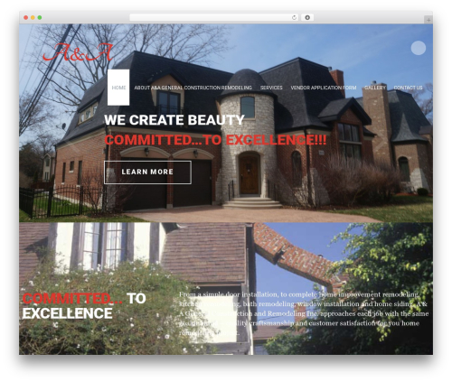 WordPress theme cherry - aageneralconstruction.com