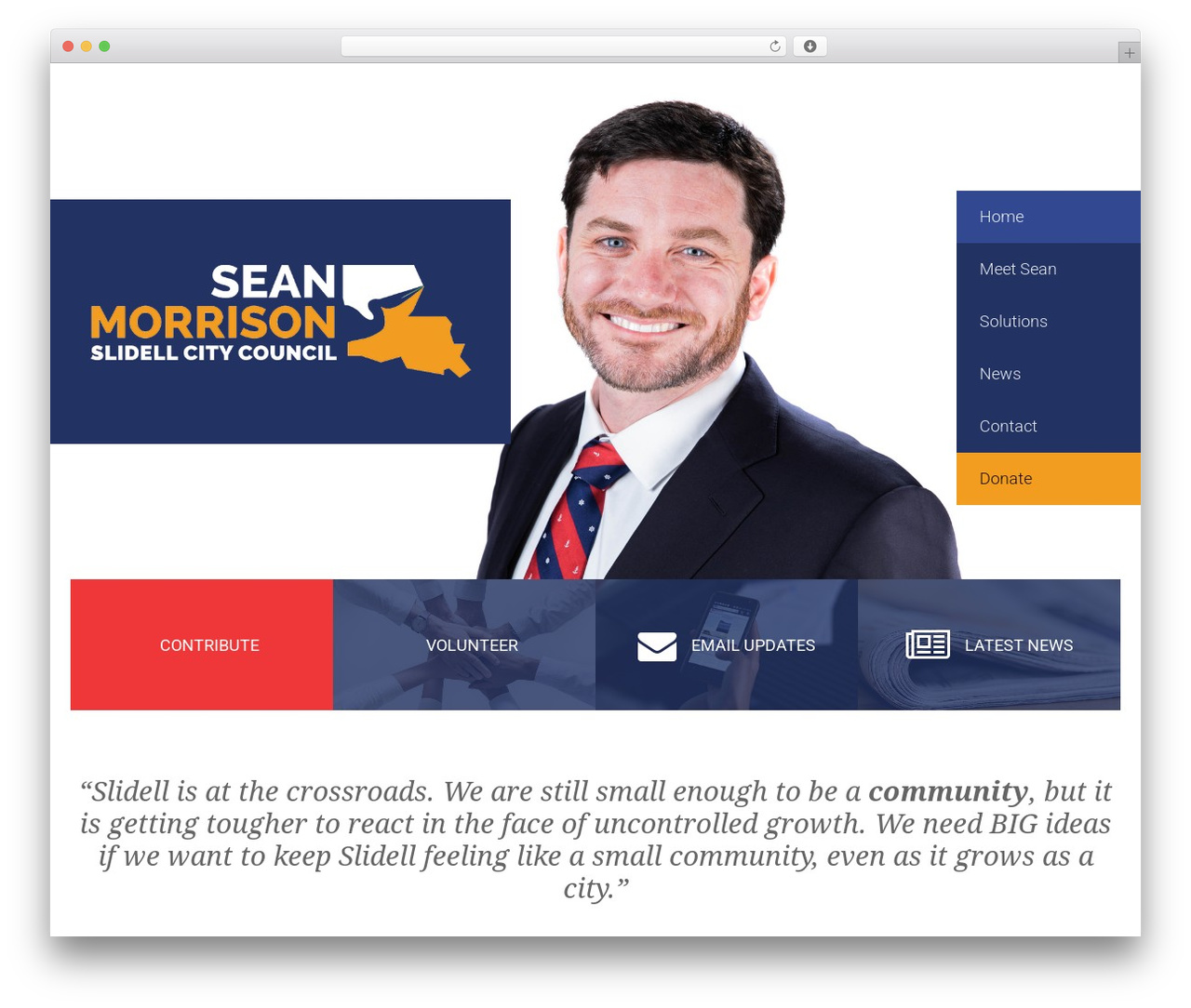 WordPress theme FrontRunner - sendsean.com