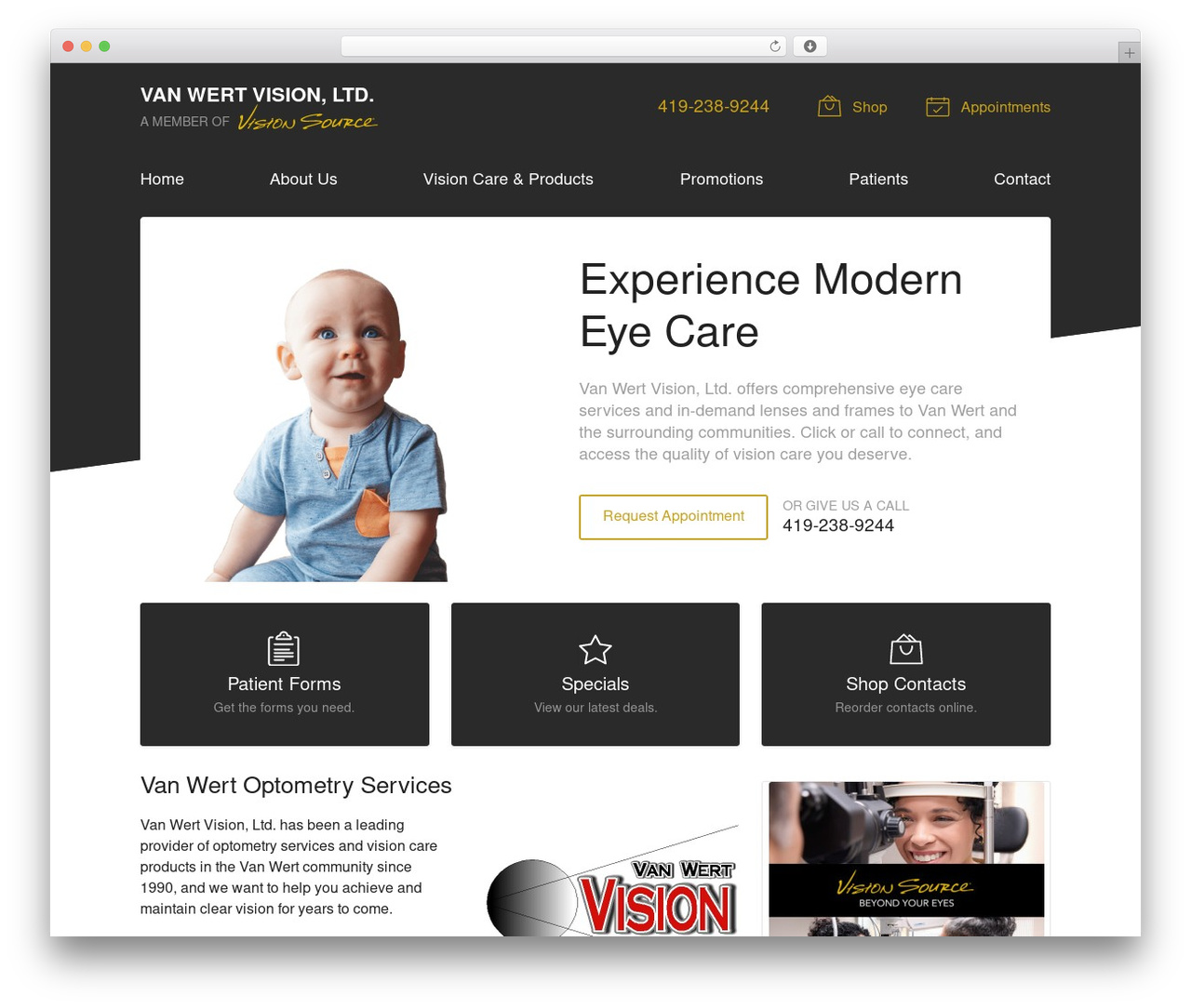 WordPress theme VS Theme #3 - visionsource-vwvision.com