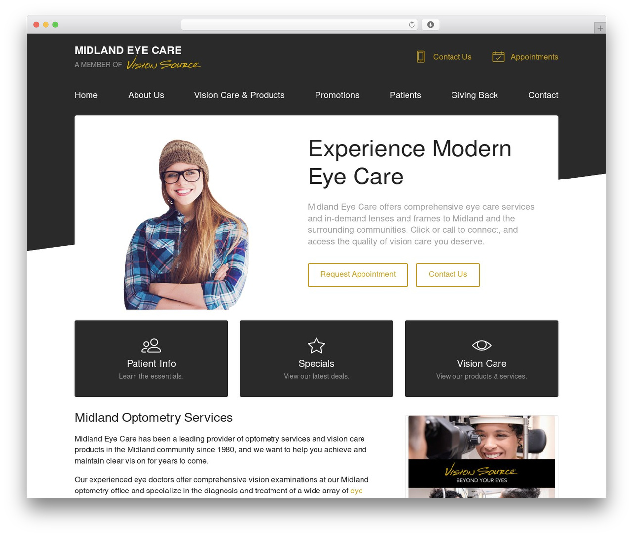 WordPress theme VS Theme #3 - visionsource-midlandeyecare.com WordPress theme VS Theme #3 - visionsource-midlandeyecare.com