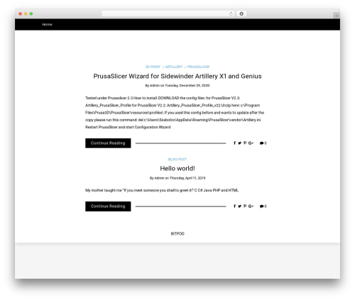 Writee WP theme - szabolcs.eu