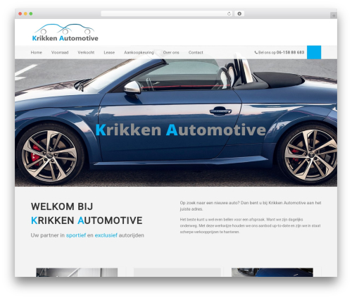 AutoStars WordPress theme - krikkenautomotive.nl