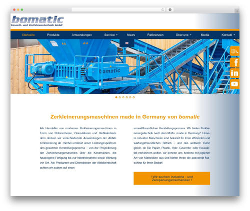 Backauf Theme WordPress theme - bomatic.de