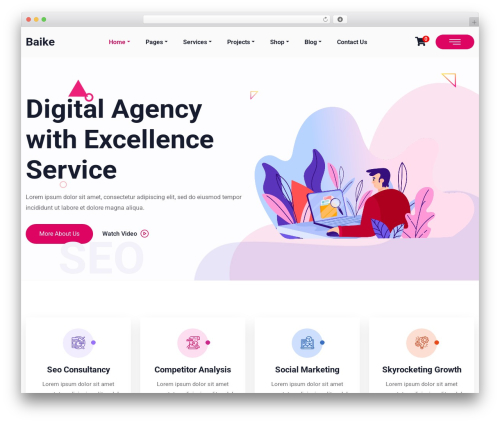 Baike theme WordPress - themes.envytheme.com/baike