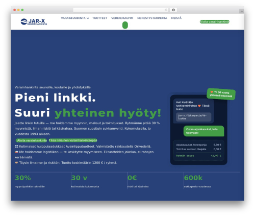 Woopack WordPress plugin - jar-x.fi