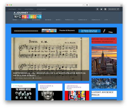 Extra WordPress theme - nycreligion.info