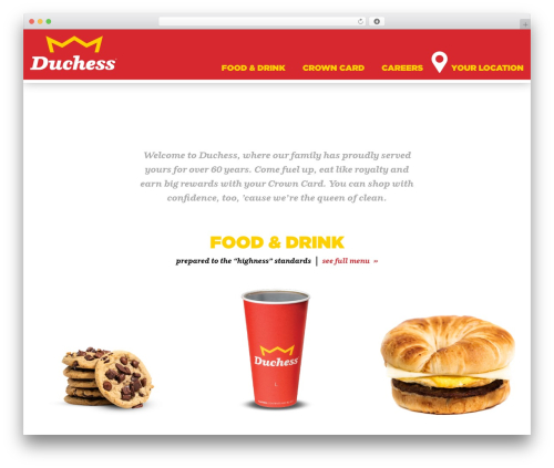 fire WordPress store theme - myduchess.com