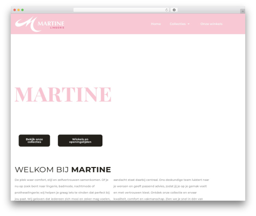 Hello Elementor free WordPress theme - martinelingerie.nl