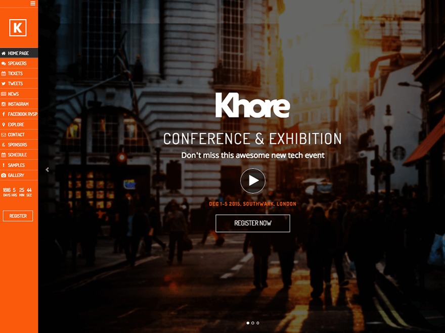 Khore WordPress theme by Showthemes