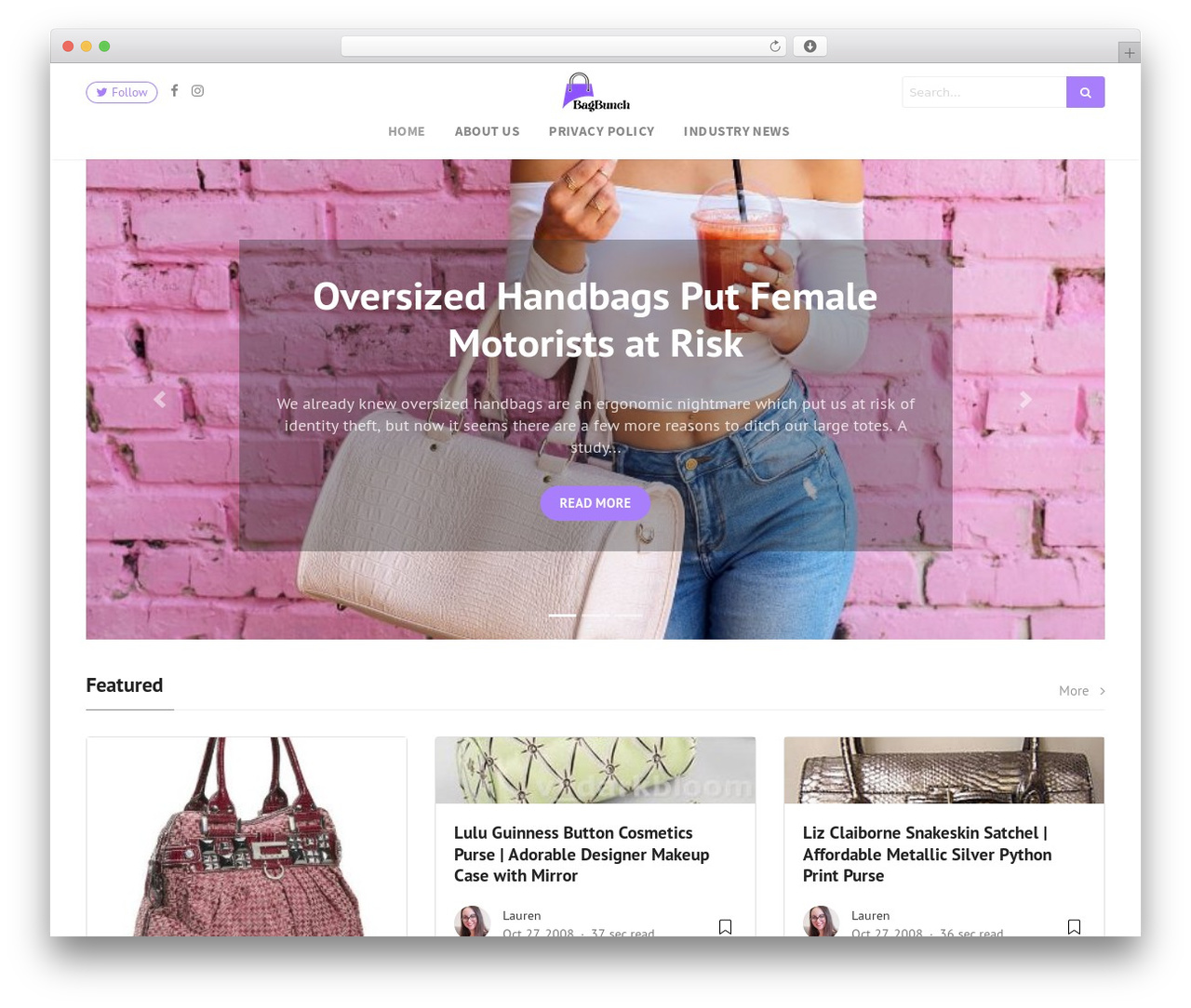 Mediumish theme WordPress - bagbunch.com Mediumish theme WordPress - bagbunch.com
