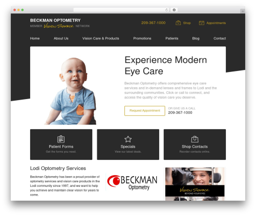 Theme WordPress VS Theme #3 - visionsource-beckmanoptometry.com