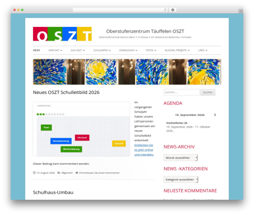 Tiny Framework WordPress theme download - oszt.ch