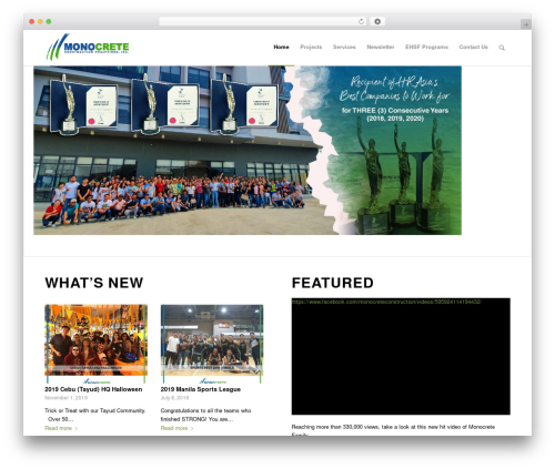 WordPress theme Enfold - monocrete.net