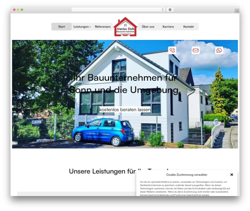 WordPress theme Marius Eich - marius-eich.de