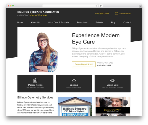 WordPress theme VS Theme #3 - visionsource-billingseyecare.com