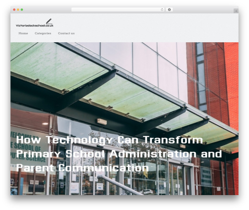 Appdev best WordPress theme - victoriadockschool.co.uk