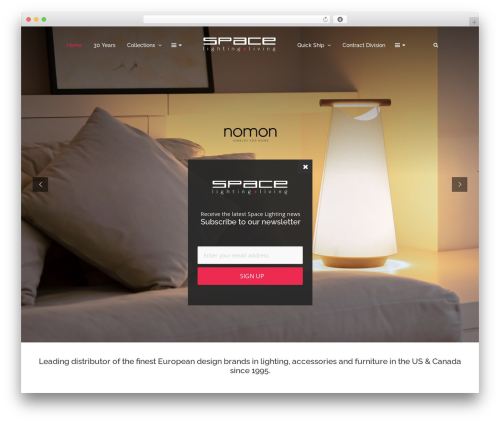 Best WordPress theme WR Nitro - spacelighting.com