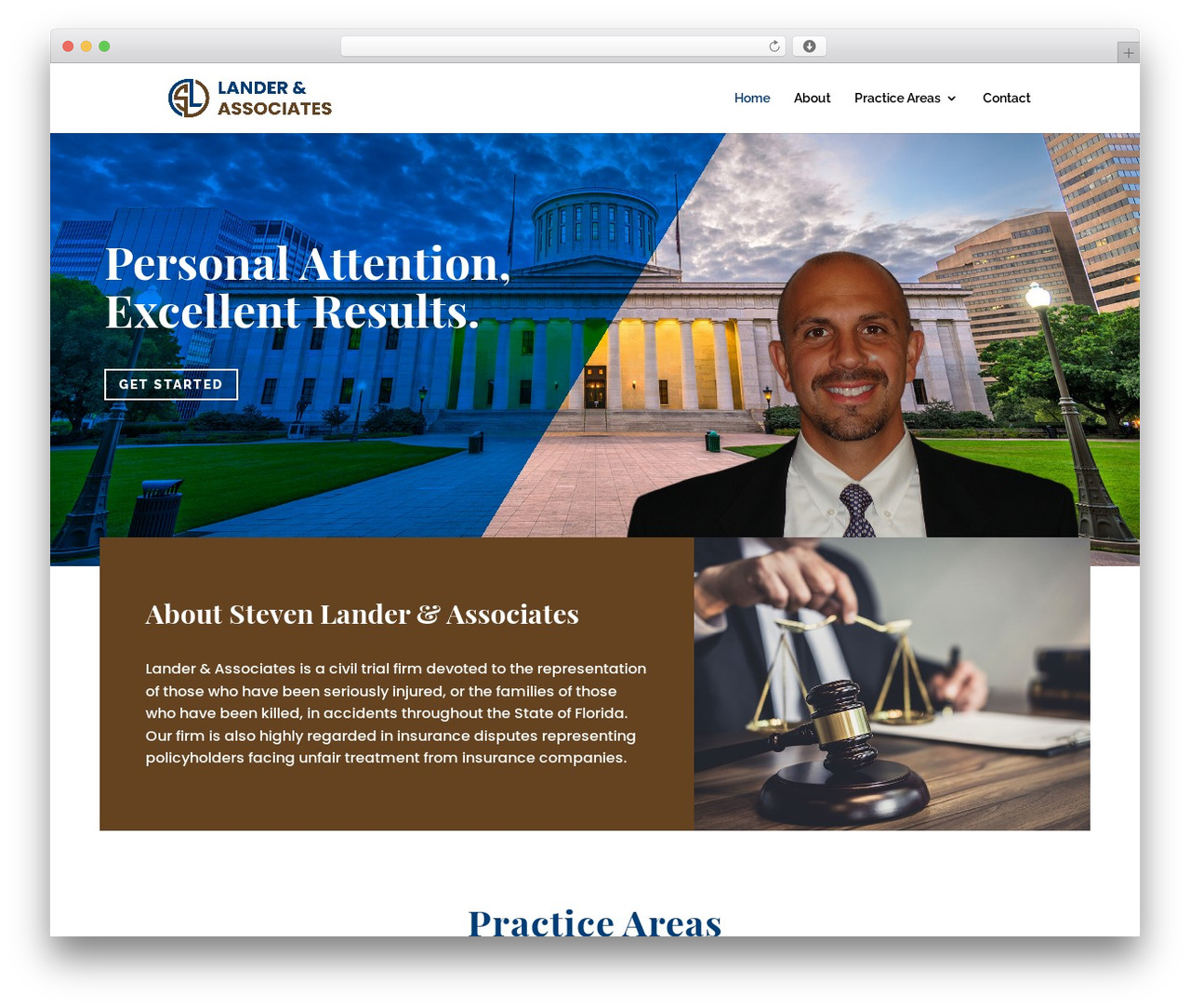Divi theme WordPress - landerlaw.com Divi theme WordPress - landerlaw.com