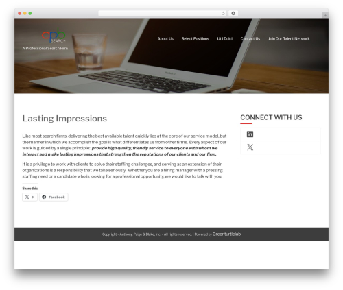 elemento WordPress theme - apbsearch.com
