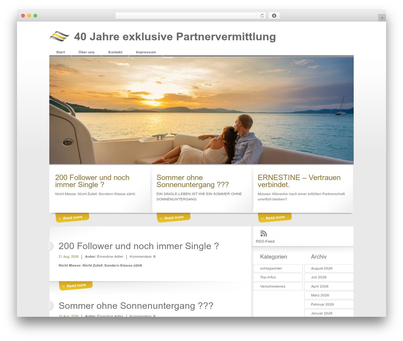 elementsWP WordPress theme - serioese-partnervermittlung-ernestine.de