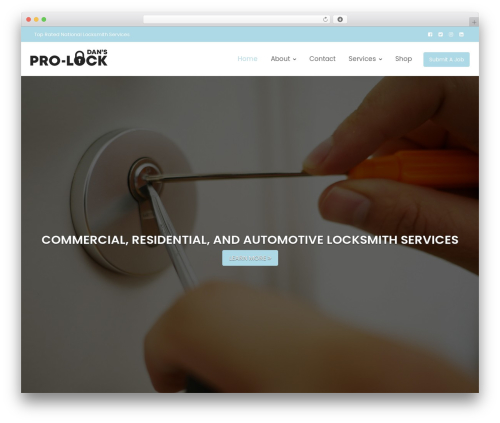 Pixelpro WordPress theme design - dansprolock.com