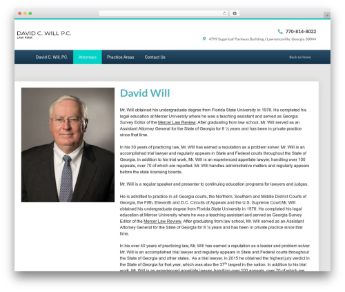 royal-will WordPress theme design - royallaw.net