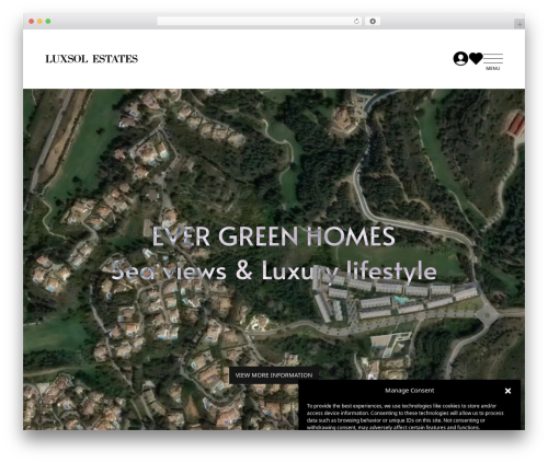 Homepages WordPress plugin - luxsolestates.com