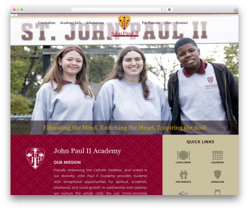 Theme WordPress Makespace Theme - john-paul-academy.org