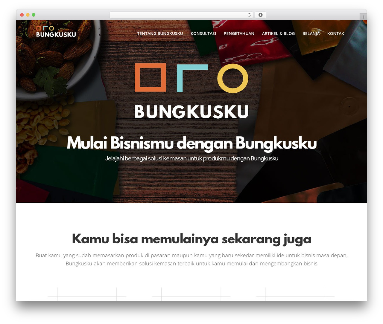 Theme WordPress Simplicity - bungkusku.com