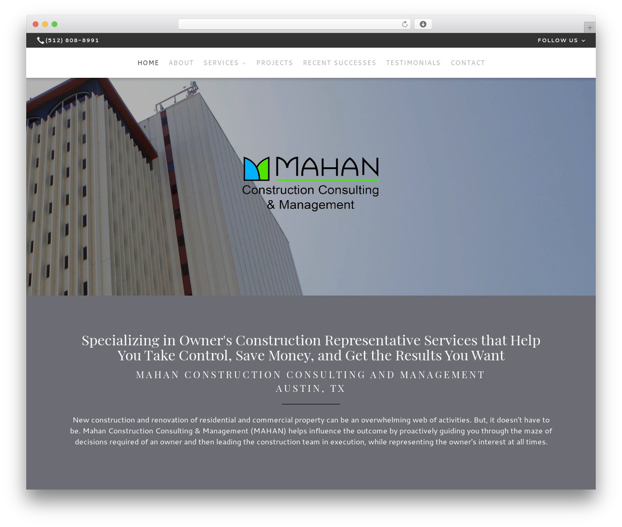 WordPress theme Beacon Theme - mahanccm.com