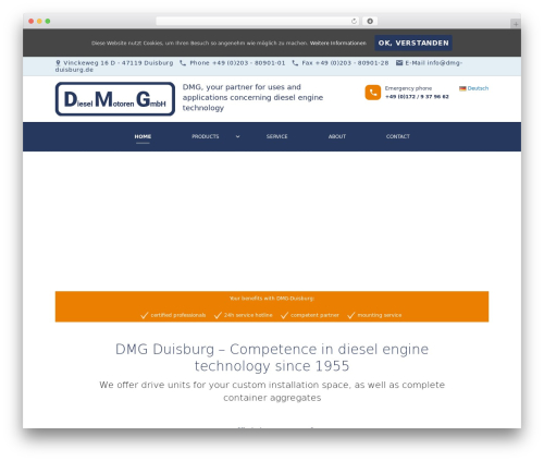 WordPress theme DMG - dmg-duisburg.de