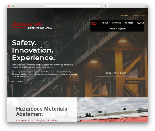 WordPress theme Web3 Theme - renegadehm.com
