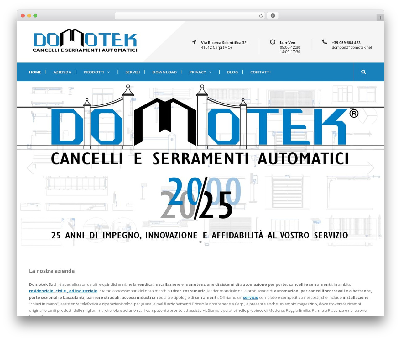 WP theme Mega Project - domotek.net