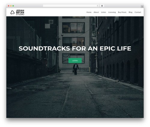 Zerif Lite theme WordPress - josiahbryan.net
