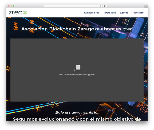 Astra theme WordPress - blockchainzaragoza.com