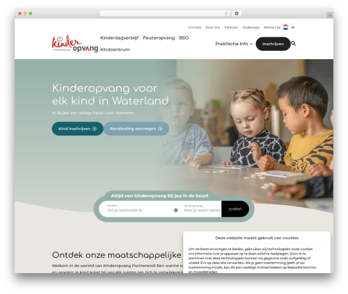 Best WordPress theme DoubleWeb Framework v2 - kinderopvangpurmerend.nl