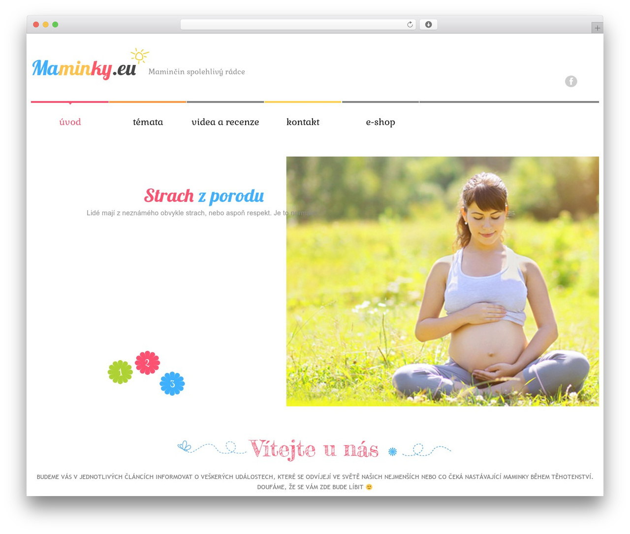 cherry WordPress theme - maminky.eu
